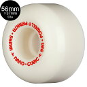 ■POWELL PERALTA 商品詳細 ブランド：POWELL PERALTA(パウエル・ペラルタ) モデル：NANO CUBIC DRAGON FORMULA WHITE 93A WHEEL カラー：ホワイト 4個1セット(スケートボード1台分) 正規輸入品 サイズ 直径：56mm 幅：37mm 硬さ：93A Dragon Formula Nano Cubics はPOWELL PERALTAのプロであるアンディ・アンダーソンにインスパイアされ、彼のストリート、パーク、フリースタイルトリックの幅を広げるために開発されたウィール。 Nano Cubicsは伝説的なCubicとMini Cubicと同じクラシックなシェイプデザインの利点を生かし、現代のスケーティング合わせアップデート。 そしてウレタンにはDragon Formulaを使用しています。 Nano Cubicsの特徴であるオフセットデザインはインナー側のエッジとアウター側のエッジにそれぞれ違うシェイプを採用することで幅広い障害物に対応。 大きく丸いアウターエッジはカーブやウォール、クラックを容易に上ることができアクスルナットが隠れるような形になる為、アクスルナットを保護します。 インナーエッジはカーブ・レールをグラインド時にロックするデザイン。 *大きめのウィールは、デッキとトラックの間にライザーパッドの装着をおすすめします。 *PCモニターにより若干色が違って見えることがあります。 *仕様は予告なく変更される場合があります。 【POWELL PERALTA】 スケートボードの歴史を語る上で外せない、老舗の最重要スケートブランドPOWELL PERALTA。 それは1978年のこと、有能な機械工学士としてスケートボードの新たな形を創りだしたジョージ・パウエルと、当時多大な知名度を誇ったプロスケーターのステイシー・ペラルタがタッグを組み、結成された。 また同ブランドが組織するチームはボーンズ・ブリゲードと呼ばれ、数々の有名なスケーターを輩出。 そして、1984年にスケート史において初のスケートビデオ「The Bones Brigade Video Show」をリリースし、世界中へと流通させ、その名を轟かせた。 80年代のスケートシーンを席巻し、現在のスケートの基盤を築いた伝説のスケートブランドである。 POWELL PERALTA一覧はこちら