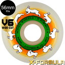 BONES WHEELS ܡ 56mm X-FORMULA RUNNY BUNNY V6 WIDE-CUT 99A WHEELSϡɥ 4ĥå ۥ磻 åեߥ顼 X99 ȥܡ ܡ sk8 skateboard  ȥå 饤 ...