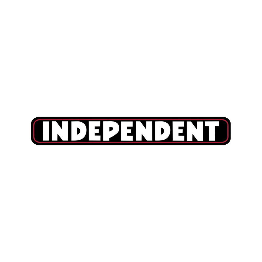 INDEPENDENT インディペンデント8in x 1in BAR LOGO STICKERステッカー デカール スケボー スケートボード スケボー ストリート シール..