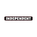 INDEPENDENT インディペンデント8in x 1in BAR LOGO STICKERステッカー デカール スケボー スケートボード スケボー ストリート シール sk8 skateboard