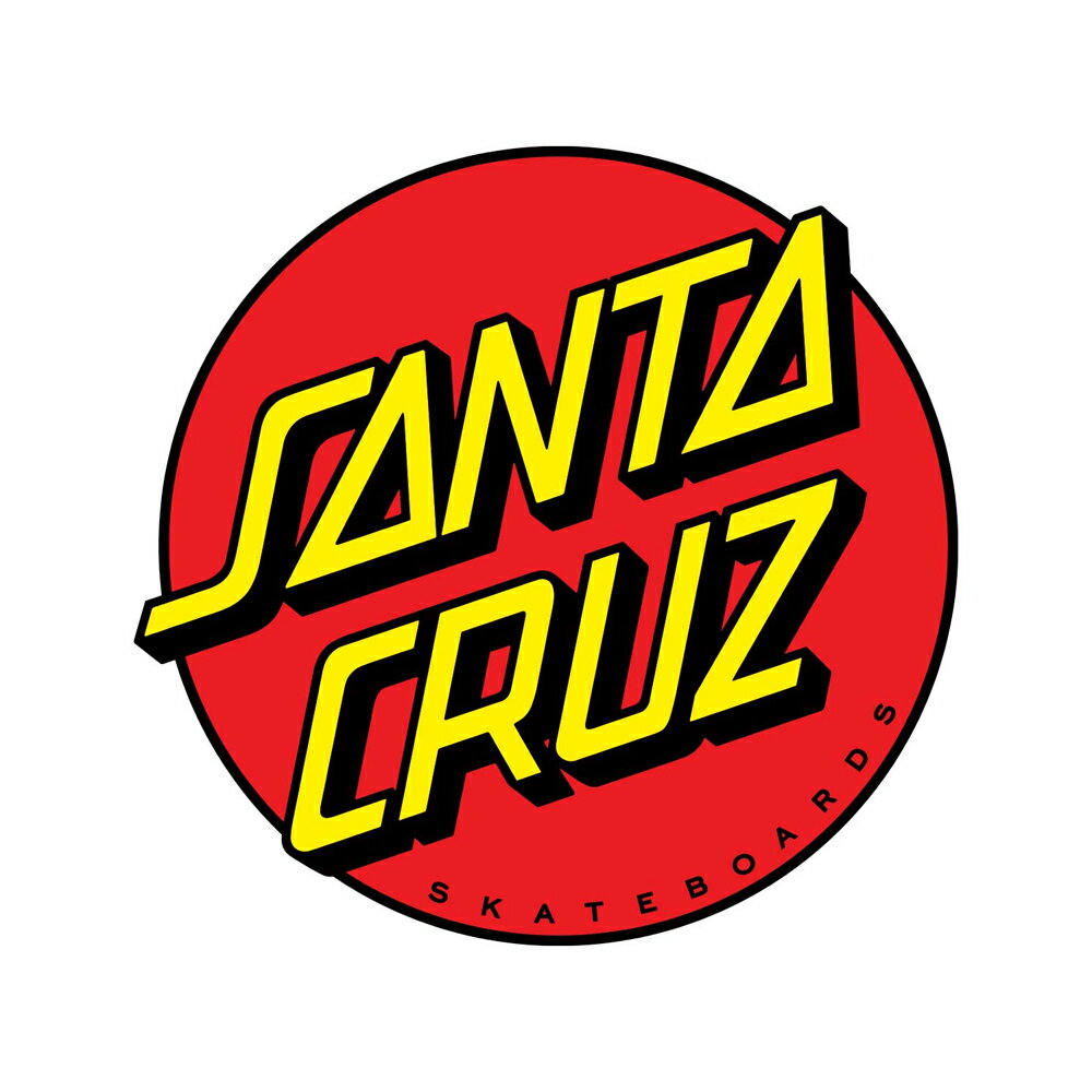 SANTA CRUZ サンタクルーズCLASSIC DOT 12inchステッカー 12インチ クラシックドット スケートボード スケボー sk8 skateboard