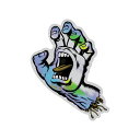 SANTA CRUZ サンタクルーズ3.125in x 4in HOLO SCREAMING HAND STICKERステッカー デカール シール スクリーミングハンド スケートボード スケボー sk8 skateboard