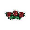 クラックス KRUX4in x 1.8in ROSES STICKERステッカー デカール シール スケートボード スケボー sk8 skateboard