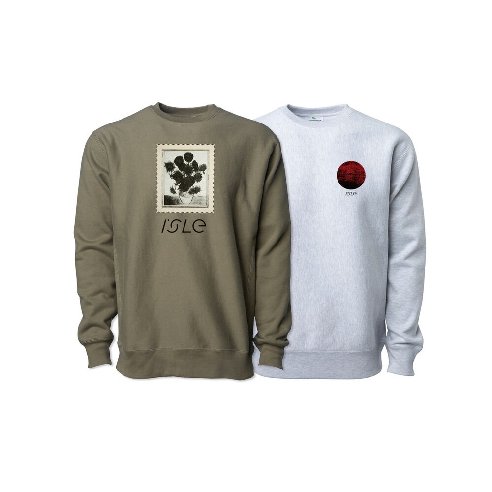 ISLE アイルMARK ALEXANDER CREW NECK SWEATSHIRTクルーネックスウェットシャツ アート メンズ トレーナー スケートボード スケボー ストリート sk8 skateboard【23FW】 1