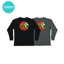 SANTA CRUZ サンタクルーズBEWARE DOT L/S REGULAR T-SHIRT YOUTHロングスリーブTシャツ ロンT 長袖 ユースサイズ 子供用 小学生 服 スケートボード スケボー sk8 skateboard【23FW】