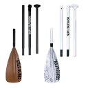 ■SOUYU STICK 商品詳細 ブランド：SOUYU STICK(ソウユウスティック) モデル：BASIC CARBON PADDLE (4PCS) カラー：ダークウッド、ホワイトウッド サイズ ブレードサイズ：47x18cm スペック 重さ：約900g シャフト：カーボン ブレード：ナイロン（ウッドコーティング） カーボンシャフトにナイロンブレードの組み合わせで約900gと軽量。セットパドルの概念を覆すパドル。カヤックパドルからインスパイアされたブレードは水の掴みも◎。 インフレータブルSUPの基礎知識 *PCモニターにより若干色が違って見えることがあります。 *仕様は予告なく変更される場合があります。 【SOUYU STICK】 SOUYU STICK. の「SOUYU」という言葉は、漕いで遊ぶ・・・漕遊を「そうゆう」と読む事にしたのが語源です。 海、川、湖など水辺に繋がる自然というガレージの中でクルージングやフィッシング、フリースタイルライドといった漕ぐ遊びと、 キャンプやサーフィン、クルマ、モータサイクルなど色々な遊びとリンクする・・・ そんなコンセプトを持つSOUYU STICK. は、まさに、Nature Garage Brand（ネイチャー・ガレージ・ブランド）です。 SOUYU STICK. は、SUPというカテゴリーから飛び出し、アウトドアで自由に楽しんで遊ぶ為のギアです。 SOUYU STICK. と一緒に、冒険の旅に出かけましょう! SOUYU STICK商品一覧はこちら メーカー希望小売価格はメーカーサイトに基づいて掲載しています