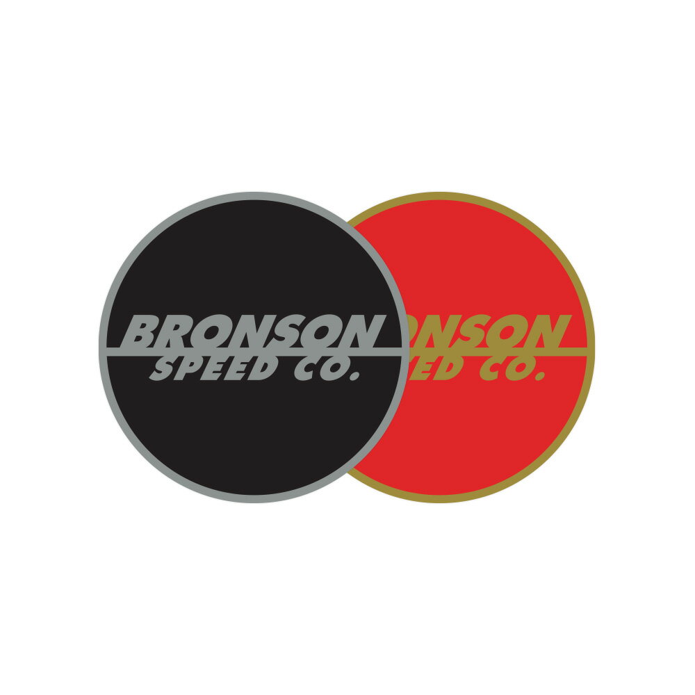 BRONSON ブロンソン3in x 3in SPOT LOGO FLASH STICKERデカール ステッカー シール スケートボード スケボー sk8 skateboard