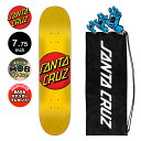 サンタクルーズ SANTA CRUZスケボー デッキ 7.75 CLASSIC DOT YELLOW TEAM DECKクラシックドット 定番 オススメ 初心者...