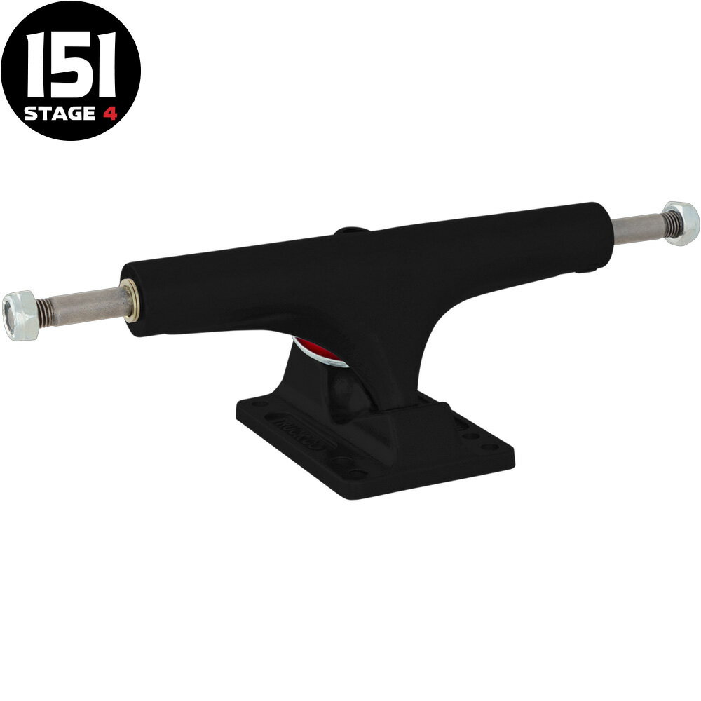 インディペンデント INDEPENDENT151 POLISHED BLACK STANDARD TRUCKS(STAGE4)トラック スタンダード インディー スラッピー スケートボード スケボー sk8 skateboard 1個【2407】
