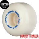 パウエル・ペラルタ POWELL PERALTA58mm x 37.5mm NANO CUBIC DRAGON FORMULA WHITE 97A WHEELハ...