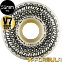 ボーンズ ウィール BONES WHEELS56mm X-FORMULA DOUBLE LOCKS V7 97A WHEELSハードウィール 4個セット エック...