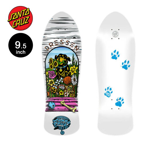 サンタクルーズ SANTA CRUZスケボー デッキ 9.5 DRESSEN PUP REISSUE DECKエリック・ドレッセン 80' リイシュー オールドスクール 復刻 スケートボード 板【2501】 サンタクルーズ SANTA CRUZスケボー デッキ 9.5 DRESSEN PUP REISSUE DECKエリック・ドレッセン 80' リイシュー オールドスクール 復刻 スケートボード 板【2501】