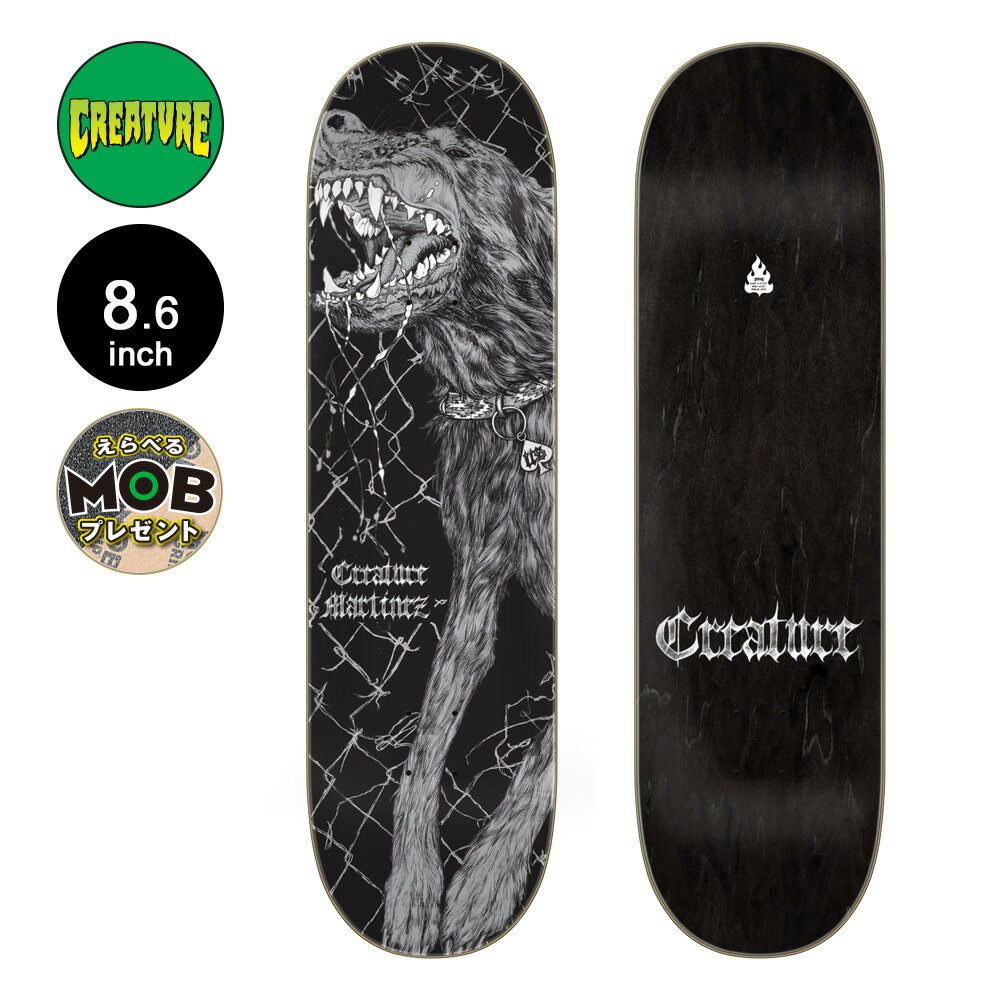 クリーチャー CREATUREスケボー デッキ 8.6 MARTINEZ GUERO PRO DECKミルトン・マルティネス プロモデル スケートボード ストリート sk8 skateboard 板【2501】