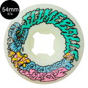 スライムボールズ SLIME BALLS54mm VOMIT MINI 97A WHEELS WHITEハードウィール(4個セット) スケートボード スケボー ...