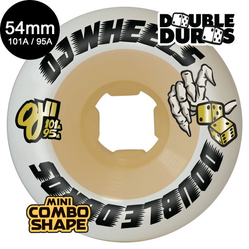オージェイウィール OJ WHEELS54mm DOUBLE DURO WHITE/GUM MINI COMBO 101A/95A WHEELSハードウィール 4個セット スケートボード ダブルデュロ スケボー sk8 skateboard タイヤ トリック【2501】 オージェイウィール OJ WHEELS54mm DOUBLE DURO WHITE/GUM MINI COMBO 101A/95A WHEELSハードウィール 4個セット スケートボード ダブルデュロ スケボー sk8 skateboard タイヤ トリック【2501】