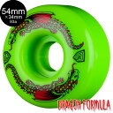 POWELL PERALTA パウエル・ペラルタ54mm x 34mm DRAGON FORMULA GREEN 93A WHEELソフトウィール (4個セット...