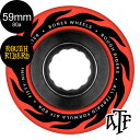 ボーンズ ウィール BONES WHEELS59mm ATF ROUGH RIDER ETERNAL FLAME 80A WHEELSソフトウィール 4個セット...