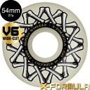 ボーンズ ウィール BONES WHEELS54mm X-FORMULA V6 WIDECUT 97A WHEELSハードウィール 4個セット エックスフォーミ...