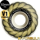 ボーンズ ウィール BONES WHEELS53mm X-FORMULA V1 STANDARD 99A WHEELSハードウィール 4個セット エックスフォー...