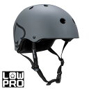 プロテック PRO-TECLOW PRO CERTIFIED MATTE GRAYヘルメット ロープロ マットグレー プロテクター 大人用 つや消し PROTE...