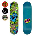 サンタクルーズ SANTA CRUZスケボー デッキ 8.25 SLIME SCREAM BIRCH DECKスクリーミングハンド スケートボード ストリート sk8 skateboard 板【2507】