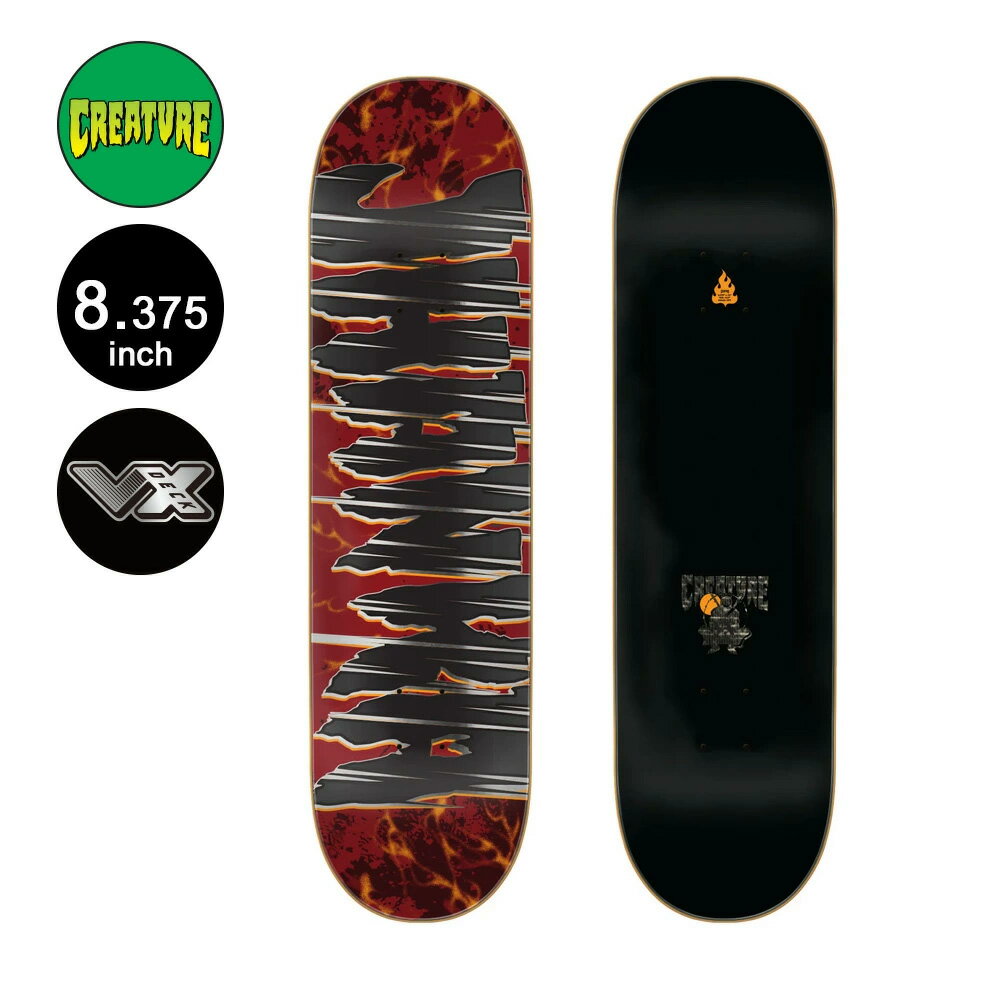 クリーチャー CREATUREスケボー デッキ 8.375 JHANKA LOGO VX PRO DECKジャンカルロス・ゴンザレス ブイエックス スケートボード ストリート sk8 skateboard 板【2411】