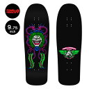 パウエル・ペラルタ POWELL PERALTAスケボー デッキ 9.75 STEVE CABALLERO MASK REISSUE BLACKLIGHT DECK SHAPE 211スティーブ・キャバレロ オールドスクール ストリート sk8 skateboard 板【2503】