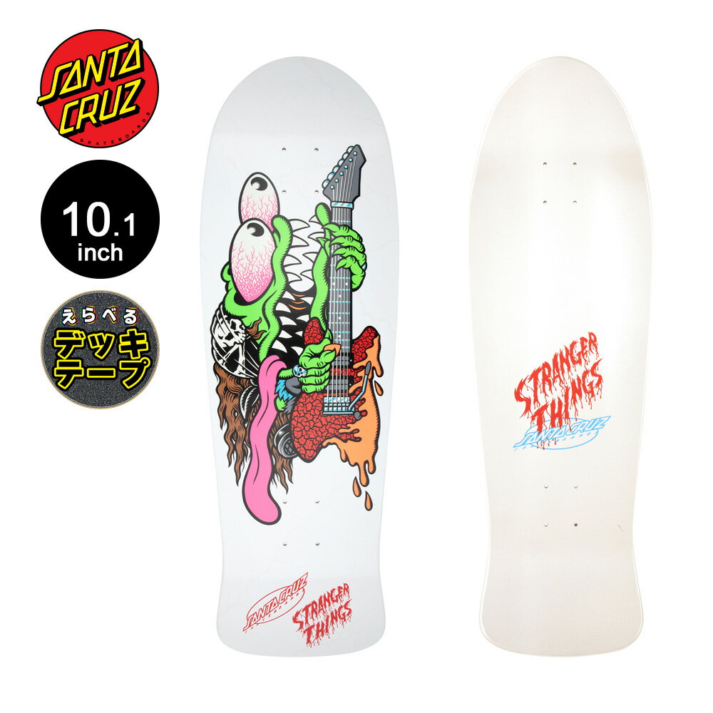 サンタクルーズ SANTA CRUZスケボー デッキ 10.1 STRANGER THINGS MEEK EDDIE SLASHER REVEAL DECKスト..
