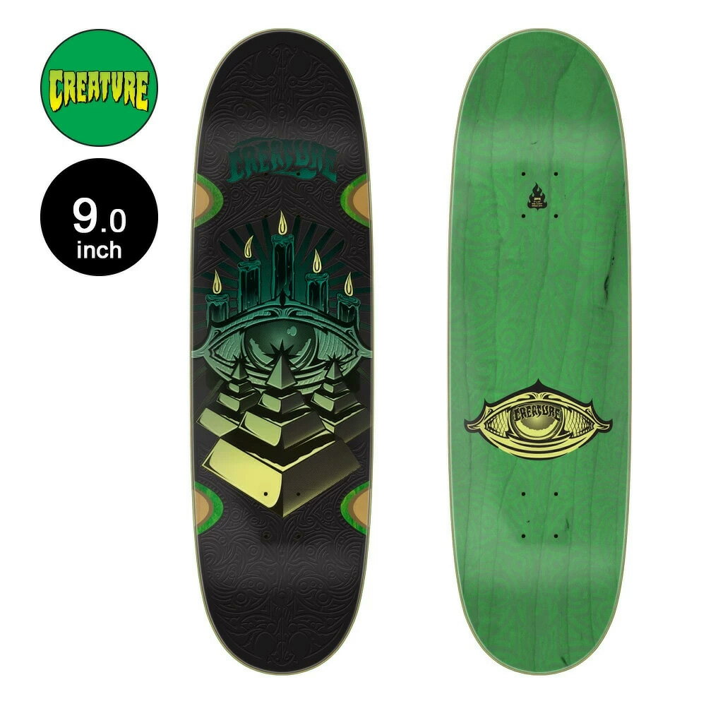 クリーチャー CREATUREスケボー デッキ 9.0 CONJURE LG TEAM DECKチームモデル スケートボード ストリ..
