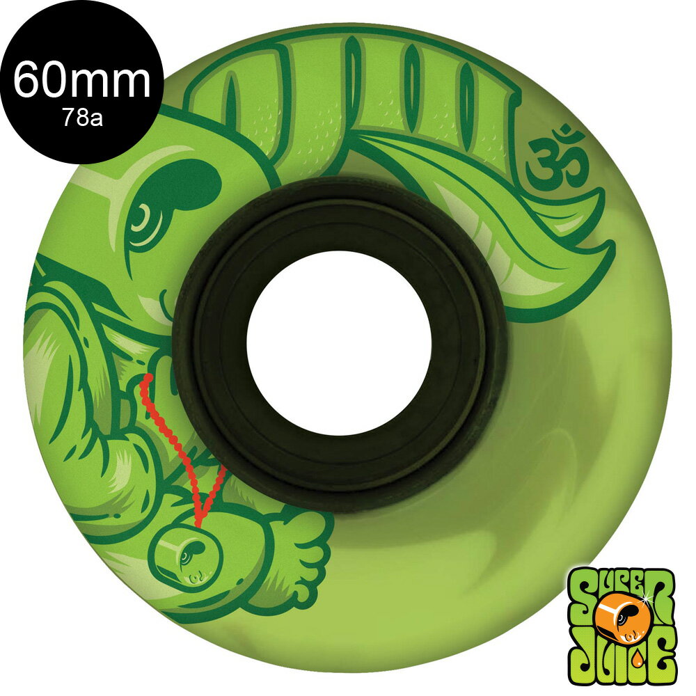 オージェイウィール OJ WHEELS60mm CRU-ZEN EMERALD MARBLE SWIRL SUPER JUICE 78A WHEELSソフトウィー..