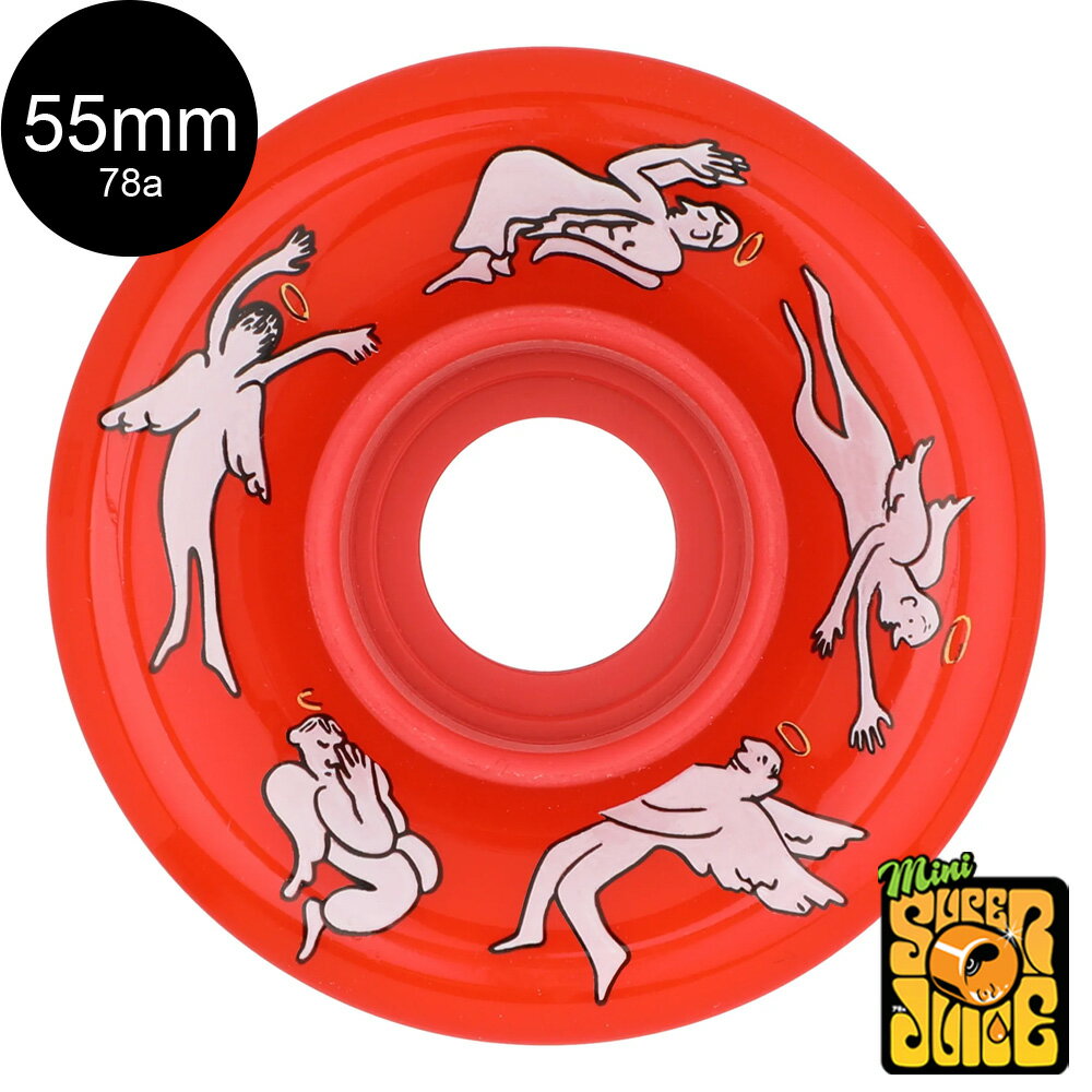 オージェイウィール OJ WHEELS55mm BOSERIO HOLY ANGELS MINI SUPER JUICE 78A WHEELSソフトウィール 4..