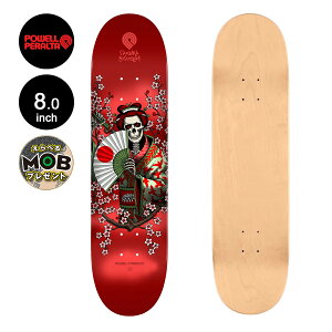 POWELL PERALTA パウエル・ペラルタスケボー デッキ 8.0 YOSOZUMI SAMURAI RED DECK SHAPE 242四十住 さくら スケートボード ストリート sk8 skateboard 板【2206】