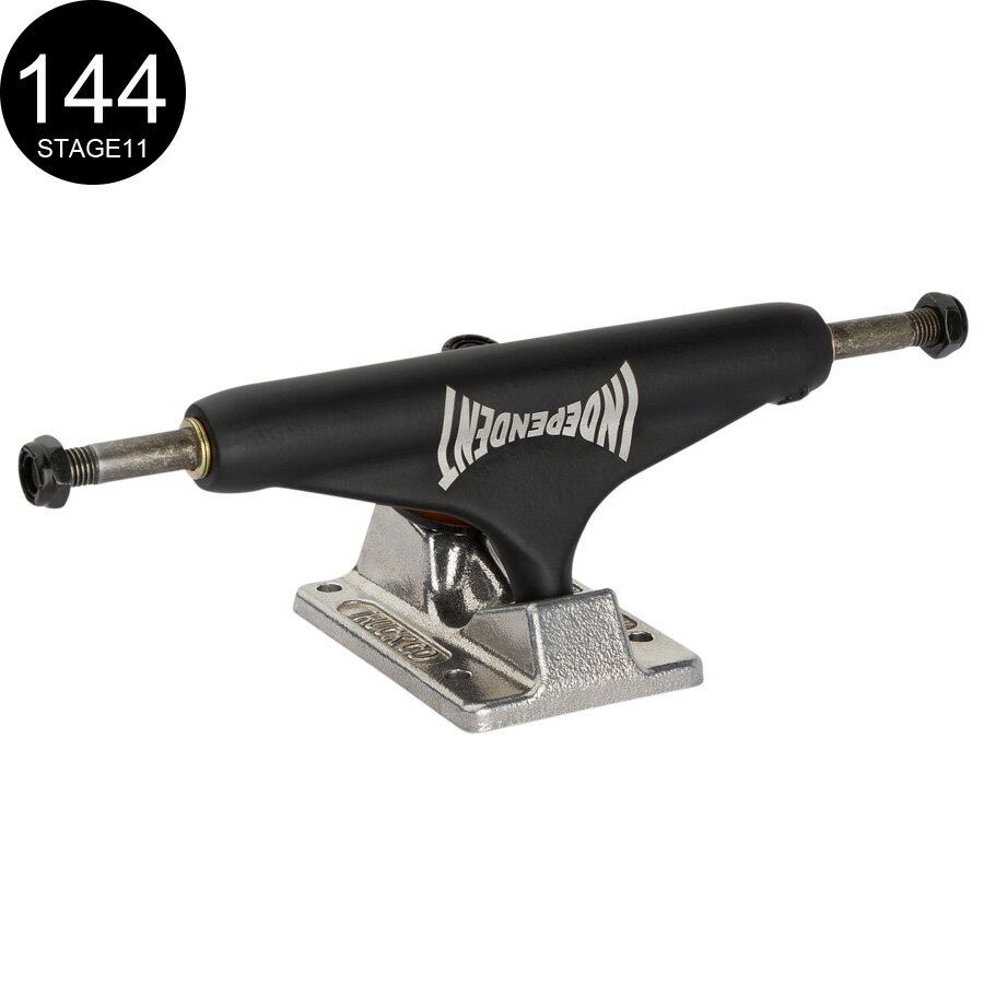 INDEPENDENT インディペンデント144 MASON SILVA BLACK/SILVER STANDARD PRO TRUCKS（Stage11）トラック ブラック/シルバー メイソン・シルバ スケートボード スケボー sk8 skateboard1個【2107】