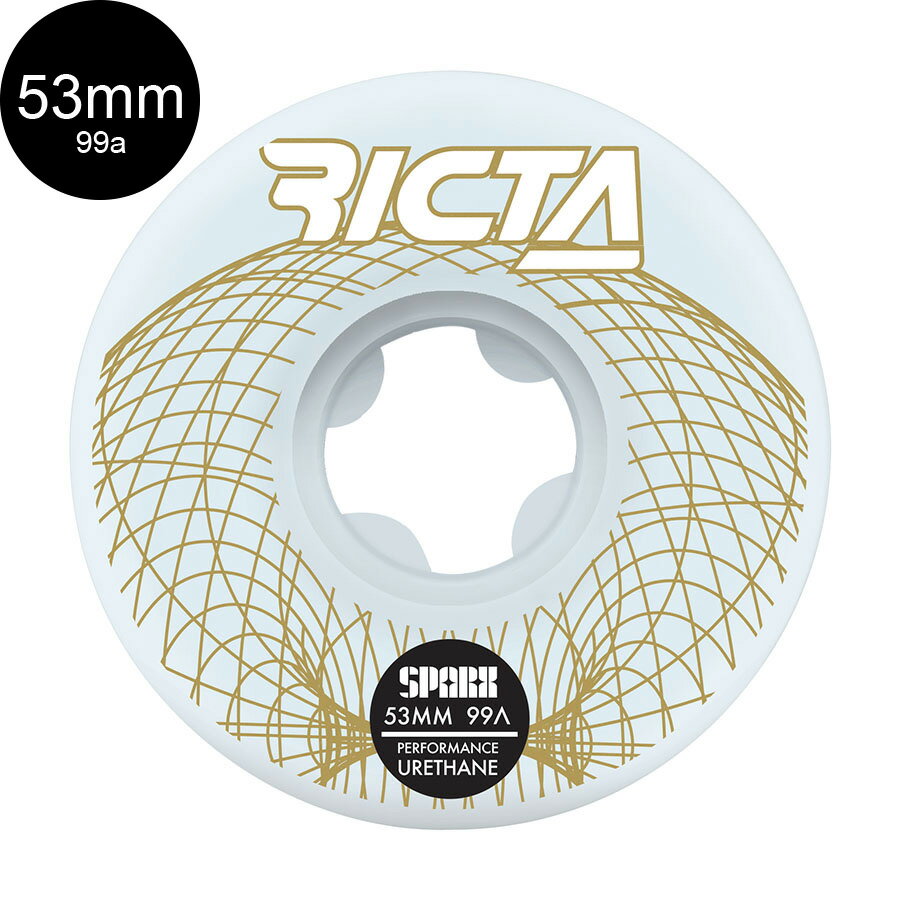 RICTA ꥯ53mm WIREFRAME SPARX 99A WHEELSϡɥ(4ĥå)ѡ ȥܡ ܡ sk8 skateboard  顼  ȥå 饤 饤ɡ2102