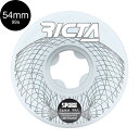 RICTA リクタ54mm WIREFRAME SPARX 99A WHEELSハードウィール(4個セット)スパークス スケートボード スケボー sk8 skateboard タイヤ ローラー 車輪 トリック スライド グラインド【2102】