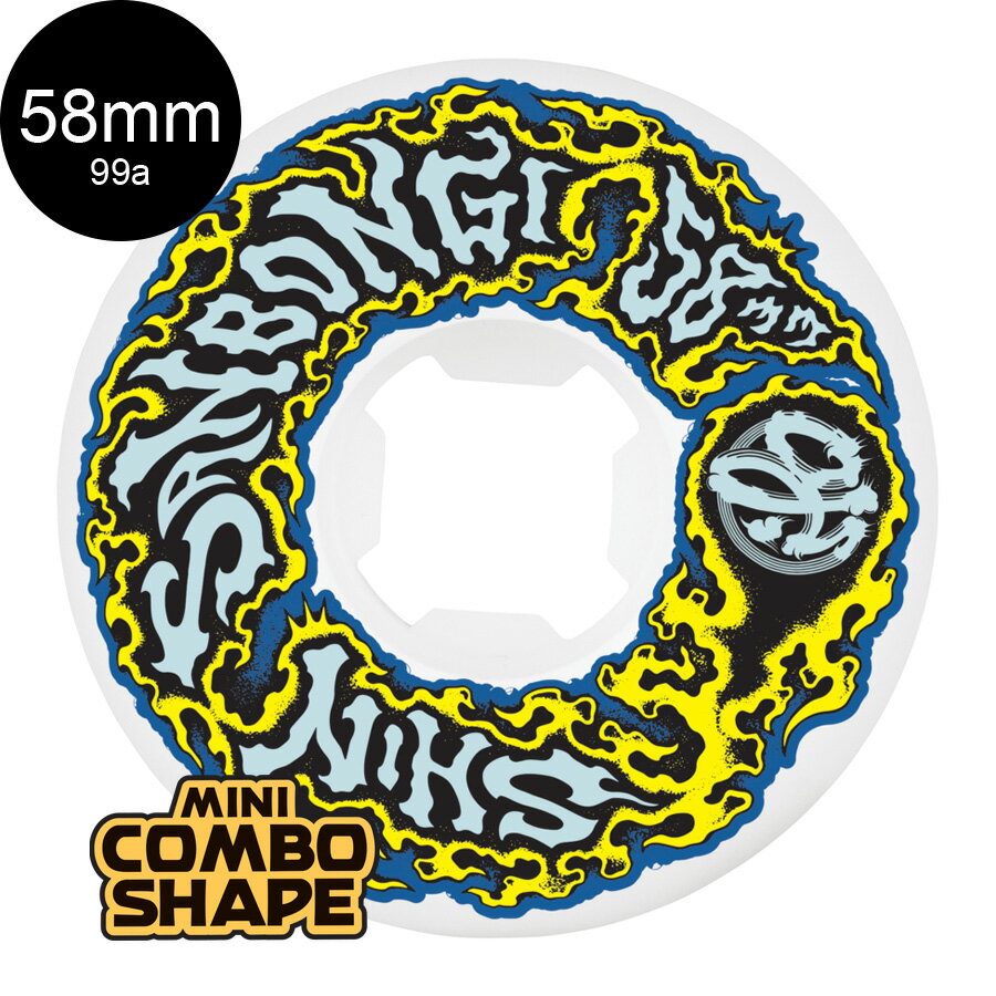 OJ WHEELS オージェイウィール58mm SHIN SANBONGI ORIGINAL MINI COMBO 99A WHEELSハードウィール(4個セット)三本木心 ハードウィール スケートボード スケボー sk8 skateboard タイヤ ローラー 車輪 トリック スライド グラインド