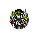 SANTA CRUZ T^N[Y4in x 4.25in DRESSEN PUP STICKERXebJ[ fJ[ V[ XP[g{[h XP{[ Xg[g sk8 skateboard