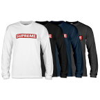 POWELL PERALTA パウエル・ペラルタSUPREME L/S SHIRTロングスリーブTシャツ シュプリーム ロンT 長袖 スケートボード スケボー ストリート ファッション おしゃれ sk8 skateboard【21SS】(CP)