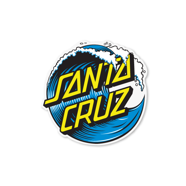 SANTA CRUZ サンタクルーズWAVE DOT DECAL 3