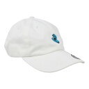 【SANTA CRUZ サンタクルーズ】SCREAMING HAND ADJUSTABLE BASEBALL MENS WHITEベースボールキャップ ホワイト スクリーミングハンド アジャスタブル ローキャップ ダッドハット スケートボード スケボー sk8 skateboard【18FW】
