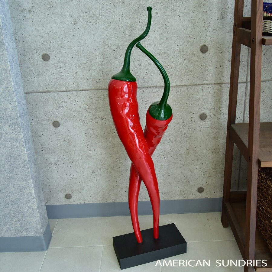 アメリカン雑貨 雑貨 唐辛子 インテリア 個性的 モダン 置物 オブジェ カラフル マルチカラー 可愛い ..