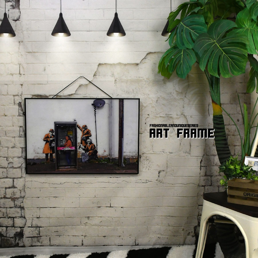 バンクシー Banksy アートパネル アートポスター 絵画 インテリア ポスター タペストリー 壁掛け アートフレーム ウォールアート アートボード インテリアアート モノトーン モノクロ アンティーク シンプル 北欧 おしゃれ