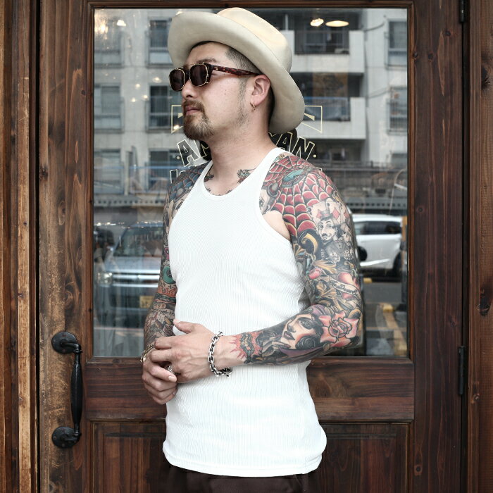 GLAD HAND グラッドハンド / 「05 STANDARD TANK-TOP」 タンクトップ2SET / MEN'S メンズ / Tシャツ / パックT / インナーウェア / 袖なし / 無地