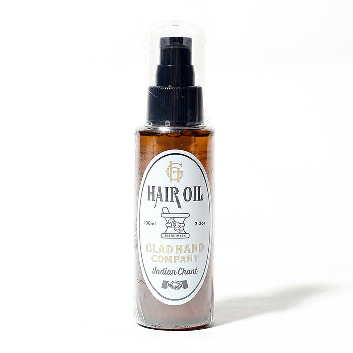 GLAD HAND APOTHECARY グラッドハンドアポセカリー / 「HAIR OIL INDIAN CHANT」ヘアオイル / オイル / ヘアケア / 100ml / オーガニック / 香り / 携帯 / 清潔 / プレゼント / ギフト