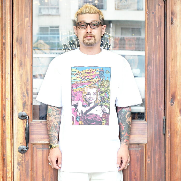 AMERICAN WANNABE アメリカンワナビー / 「10th Universe S/S TEE」 10周年イベント記念デザイン S/S TEE / MEN'S メンズ / Tシャツ / クルーネック / プリント / 半袖 / カジュアル / ストリート / アメカジ / 限定