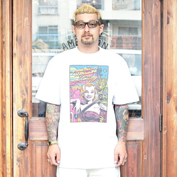 AMERICAN WANNABE アメリカンワナビー / 「10th Universe S/S TEE」 10周年イベント記念デザイン S/S TEE / MEN'S メンズ / Tシャツ / クルーネック / プリント / 半袖 / カジュアル / ストリート / アメカジ / 限定