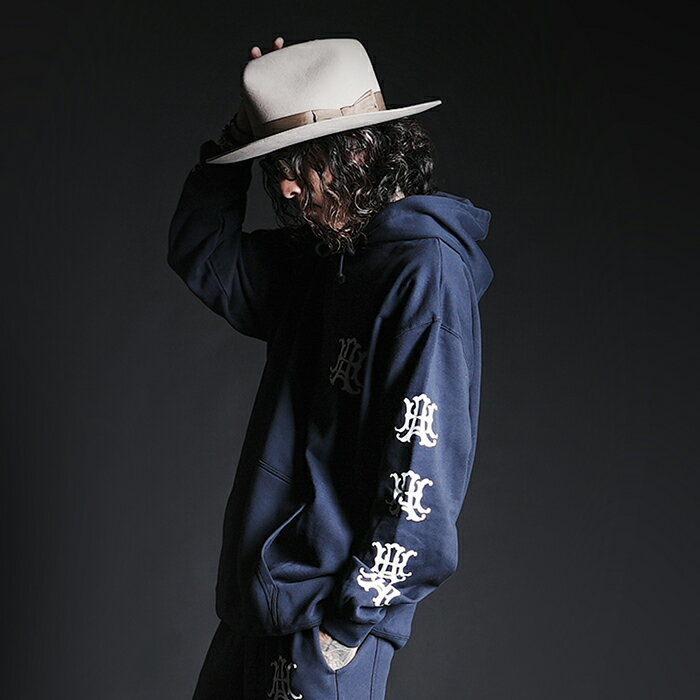 AMERICANWANNABEアメリカンワナビー/「TRADEMARKL/STEE」プリントL/STEE/MEN'Sメンズ/Tシャツ/ロンT/クルーネック/スリーブ/ロゴ/長袖/カジュアル/ストリート/アメカジ/限定