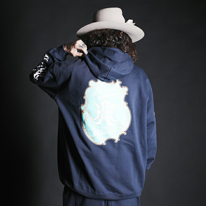 AMERICANWANNABEアメリカンワナビー/「TRADEMARKL/STEE」プリントL/STEE/MEN'Sメンズ/Tシャツ/ロンT/クルーネック/スリーブ/ロゴ/長袖/カジュアル/ストリート/アメカジ/限定