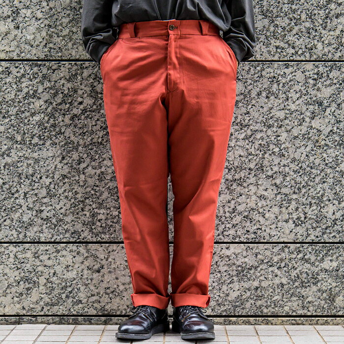 AMERICAN WANNABE アメリカンワナビー / 「STANDARD TROUSERS / RENGA」スタンダードトラウザース / MEN'S メンズ / チノパン / ワークパンツ / ロングパンツ / ストレートシルエット / テーパードシルエット / カジュアル / ストリート / アメカジ