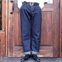 TROPHY CLOTHING トロフィークロージング「1504 Early Authentic Denim」オーセンティックデニムパンツ MEN 039 S メンズ デニム アメカジ セルビッジデニム メンズデニムパンツ G3デニム アメカジメンズ ワンウォッシュ G3 セルビッジ ブランド 股上深め ワイドデニムパンツ